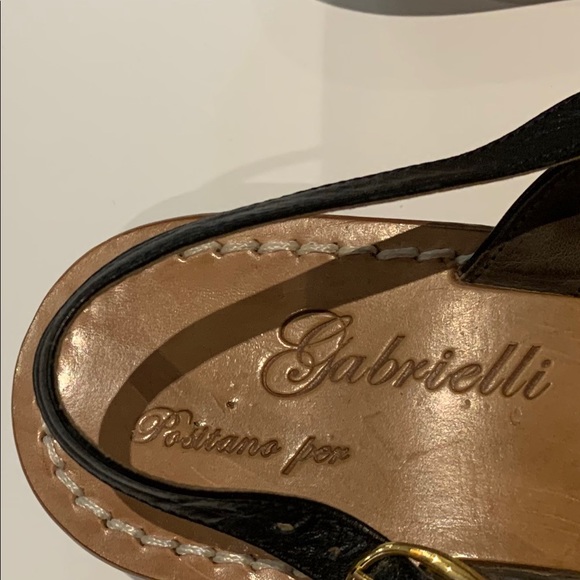 Women’s Italian leather Gabrielle Sandals -Size 40 - Picture 3 of 12